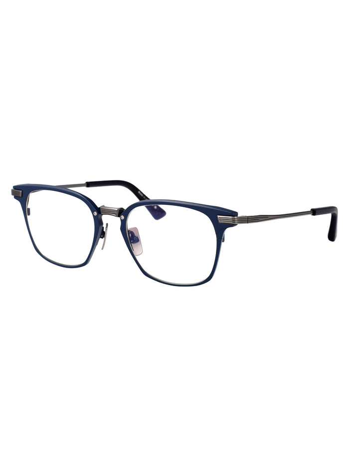 Linrcon Matte Navy - Antique Silver Metal Optical