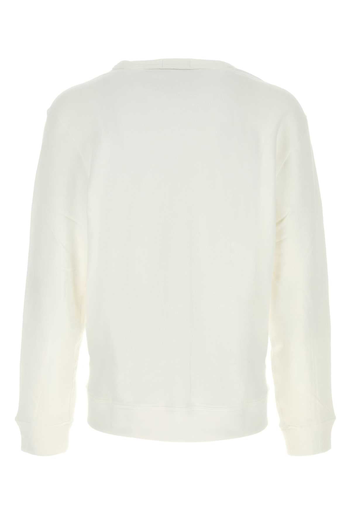 White Exterior: Cotton Polyester Felpe
