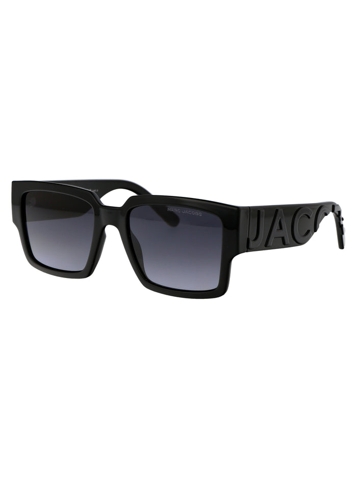 Marc 739-S 08a Black Grey Acetate Sunglasses