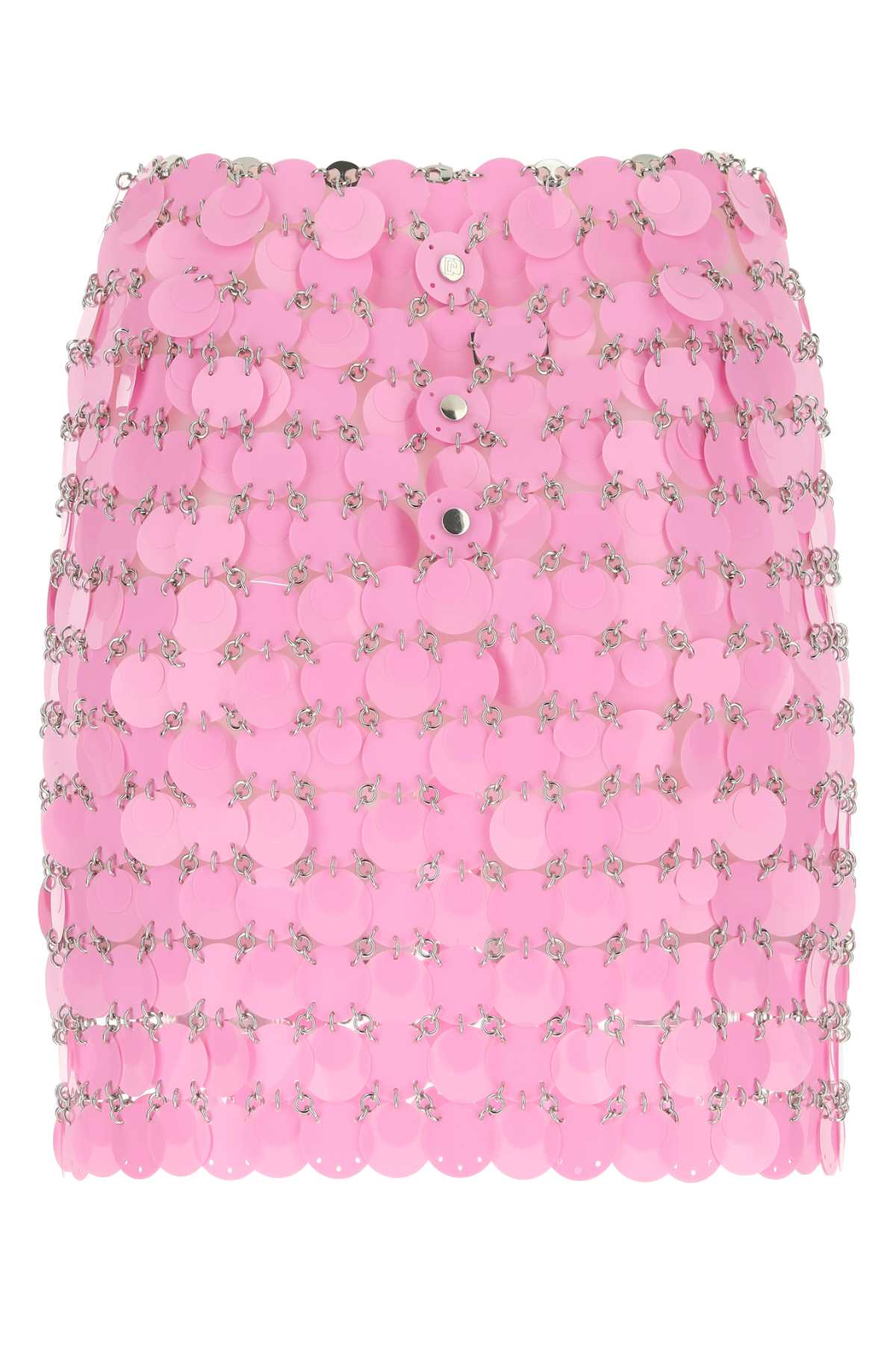Pink Maxi Sequins Mini Skirt P652 Gonne