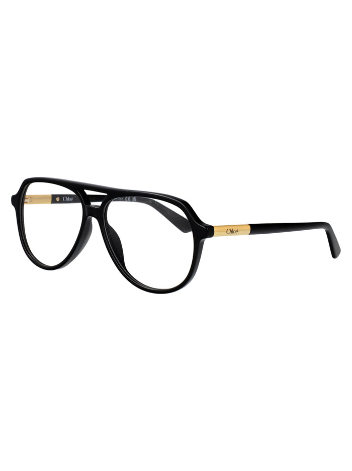 Ch0366o Black-black-transparent Acetate Optical