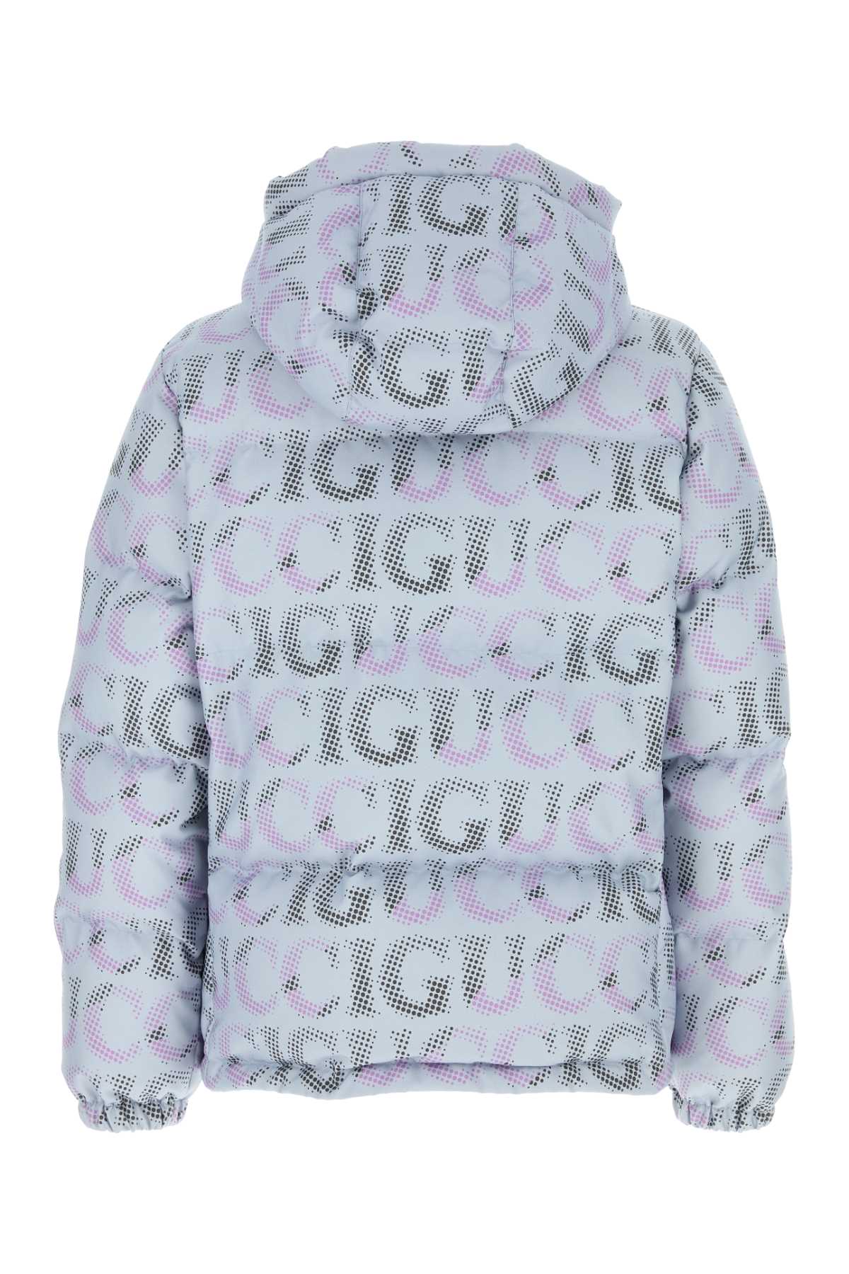 Printed Polyester Down Jacket Cloudlilacmc Piumini