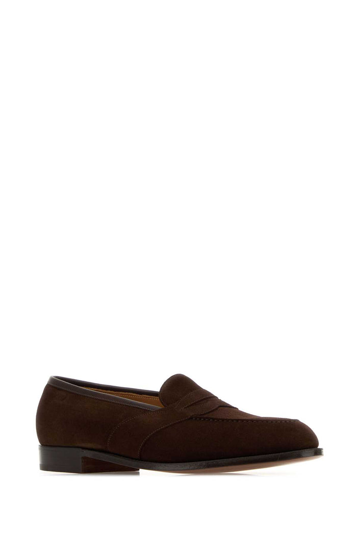 Brown Suede Montpellier Loafers 184 Mocassini