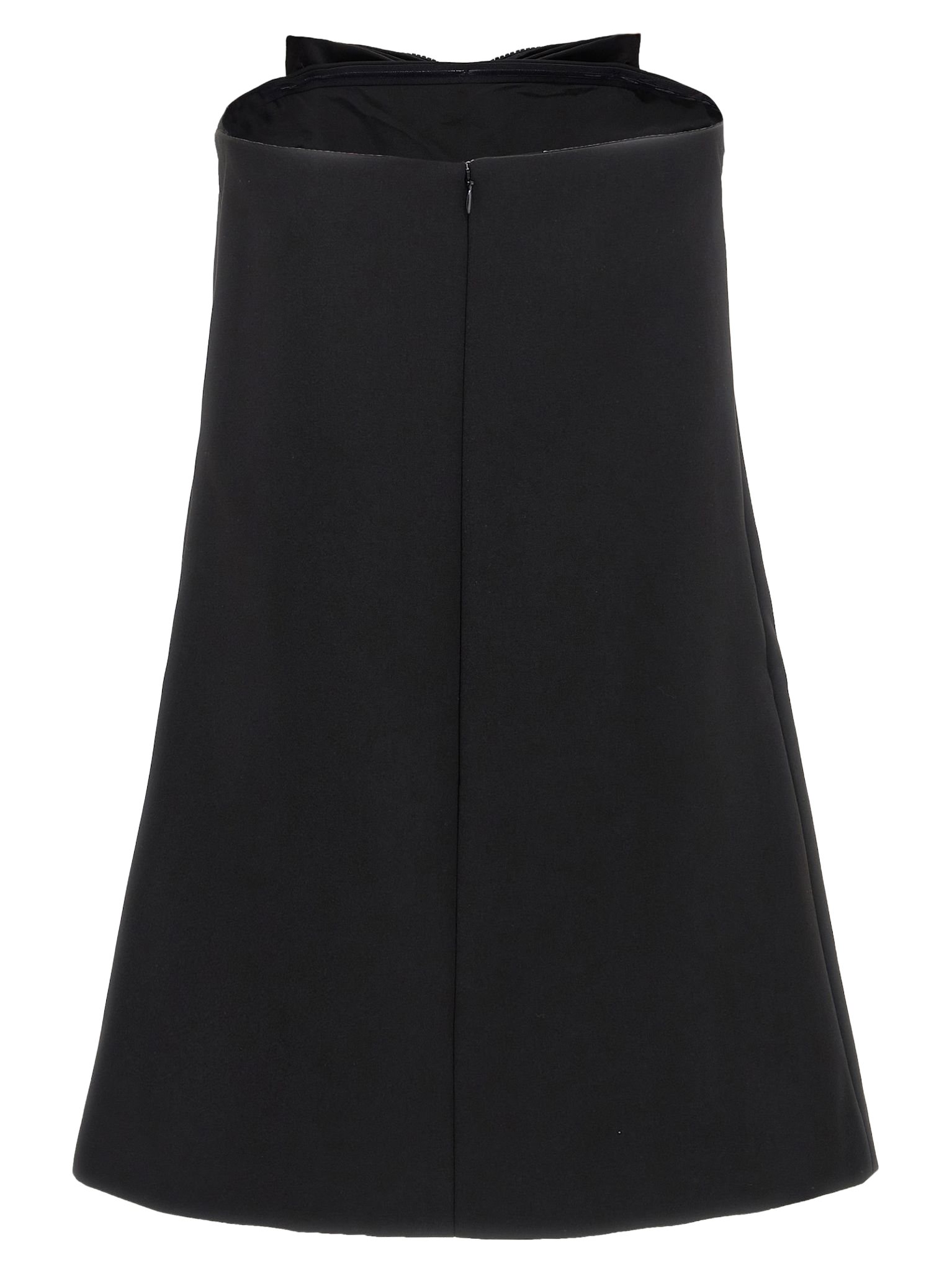 Black Crepe Bandeau Mini dress Polyester