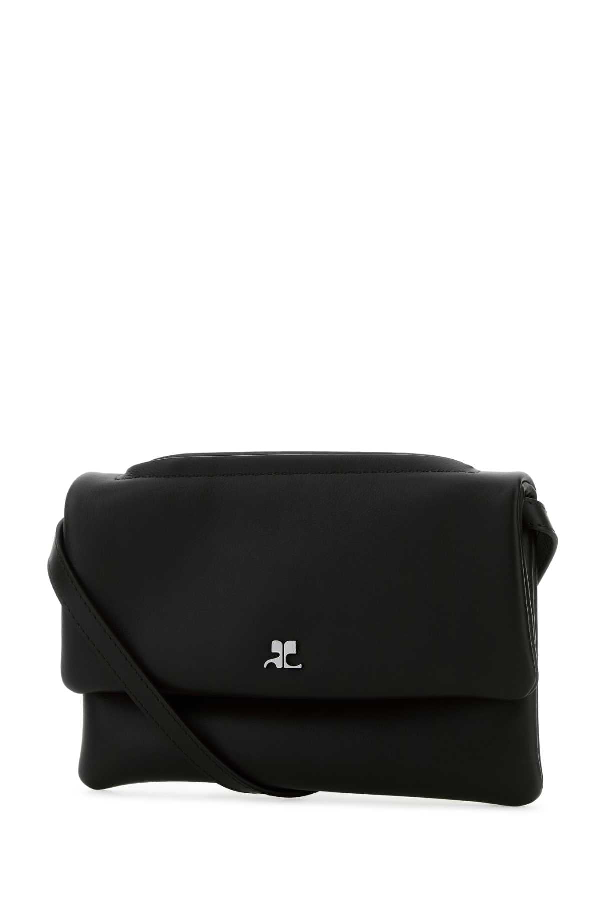 Black Leather Shoulder Bag Borse A Tracolla