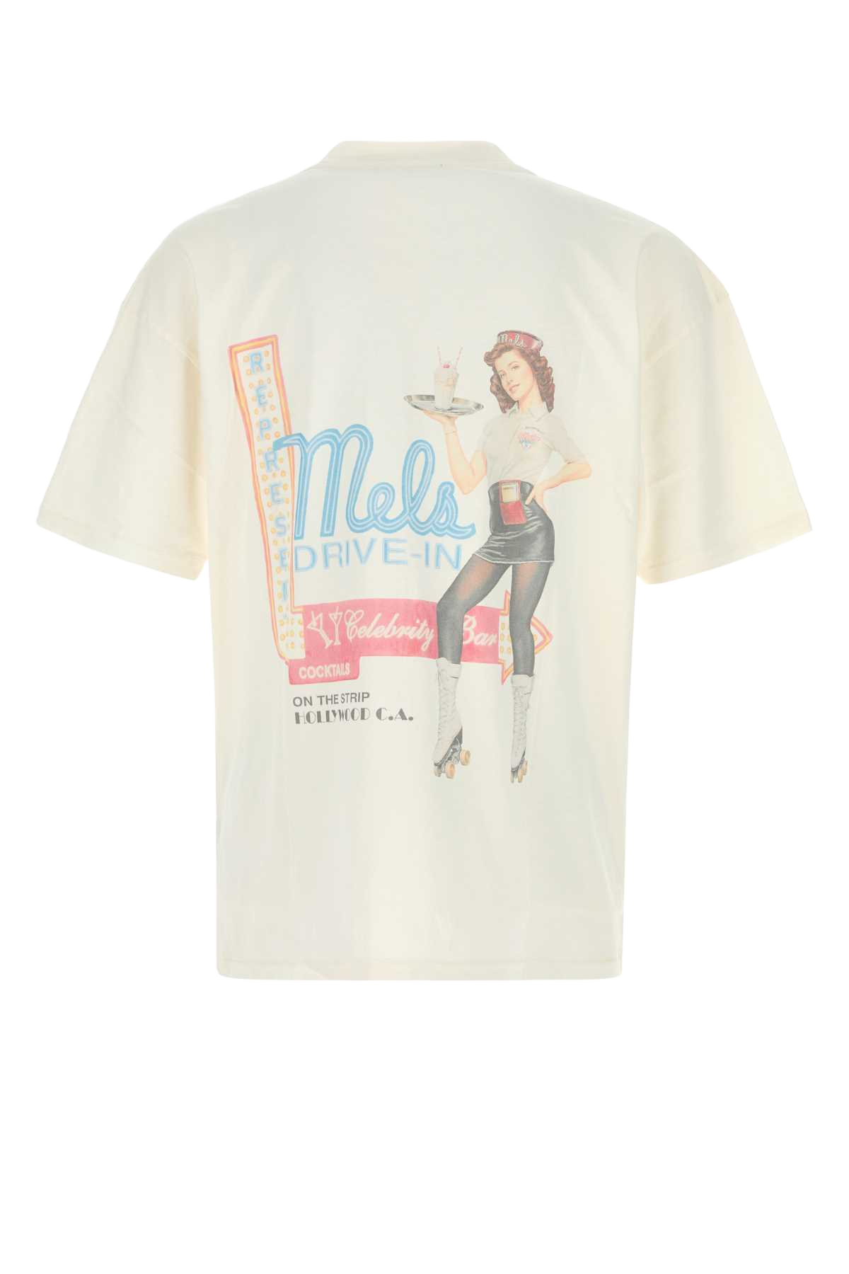 Ivory Cotton Oversize T-Shirt Flatwhite Exterior