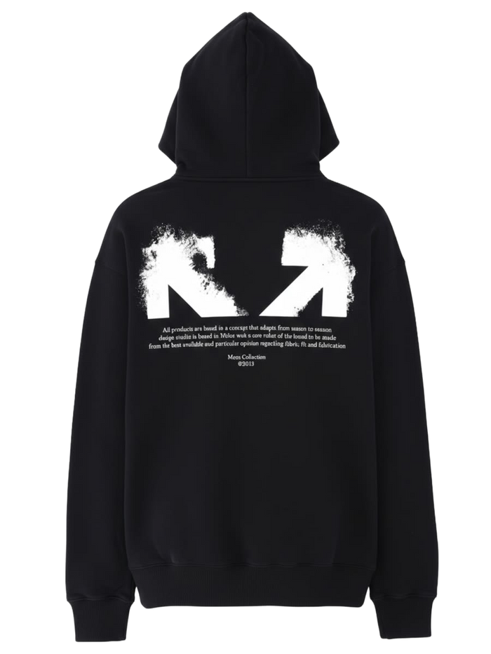 Sweatshirt With Logo Black Cotton Sweatshirts
