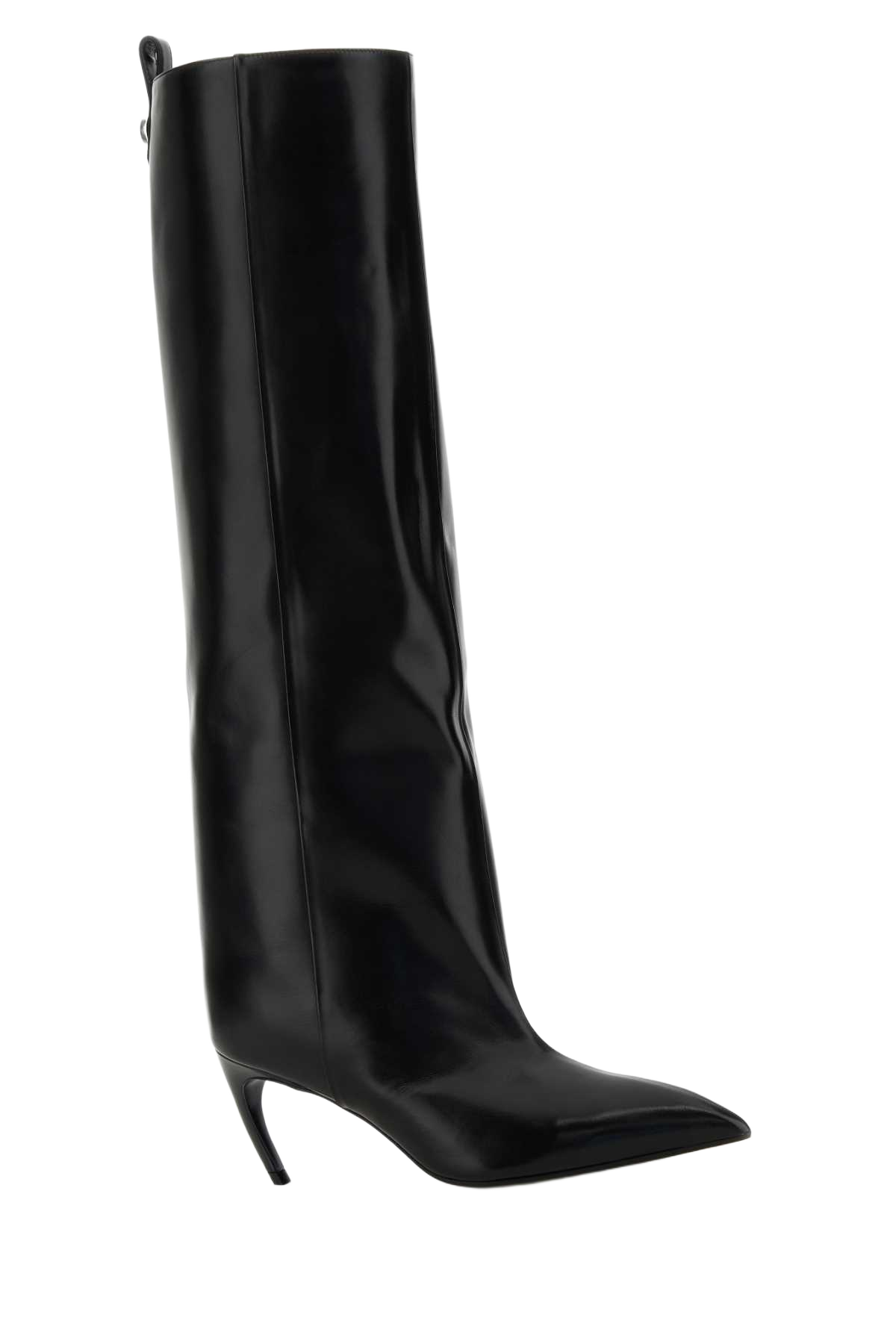 Black Leather Lea Boots Stivali