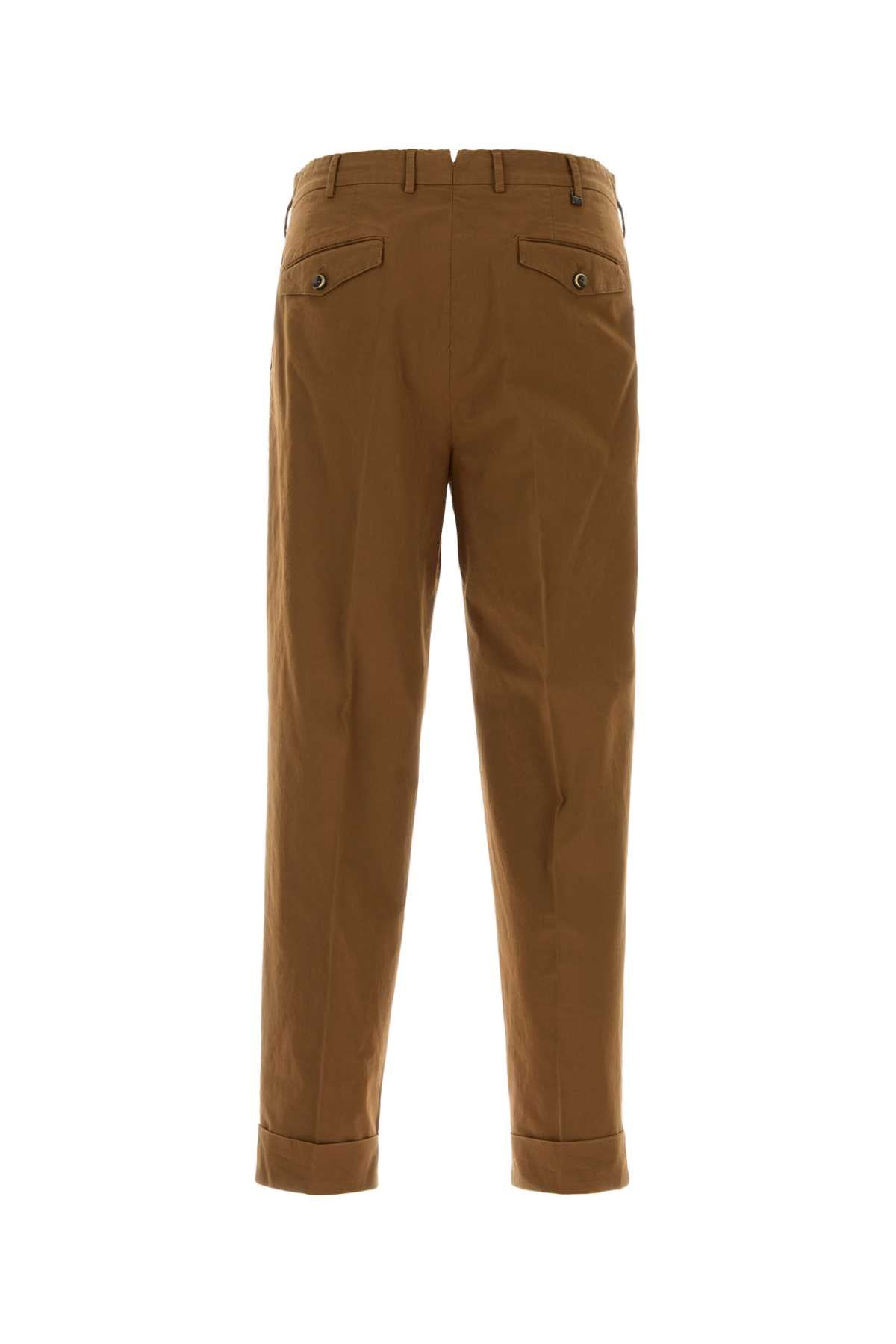 Caramel Stretch Cotton Style Pant Y149 Exterior: Elastane Pantaloni