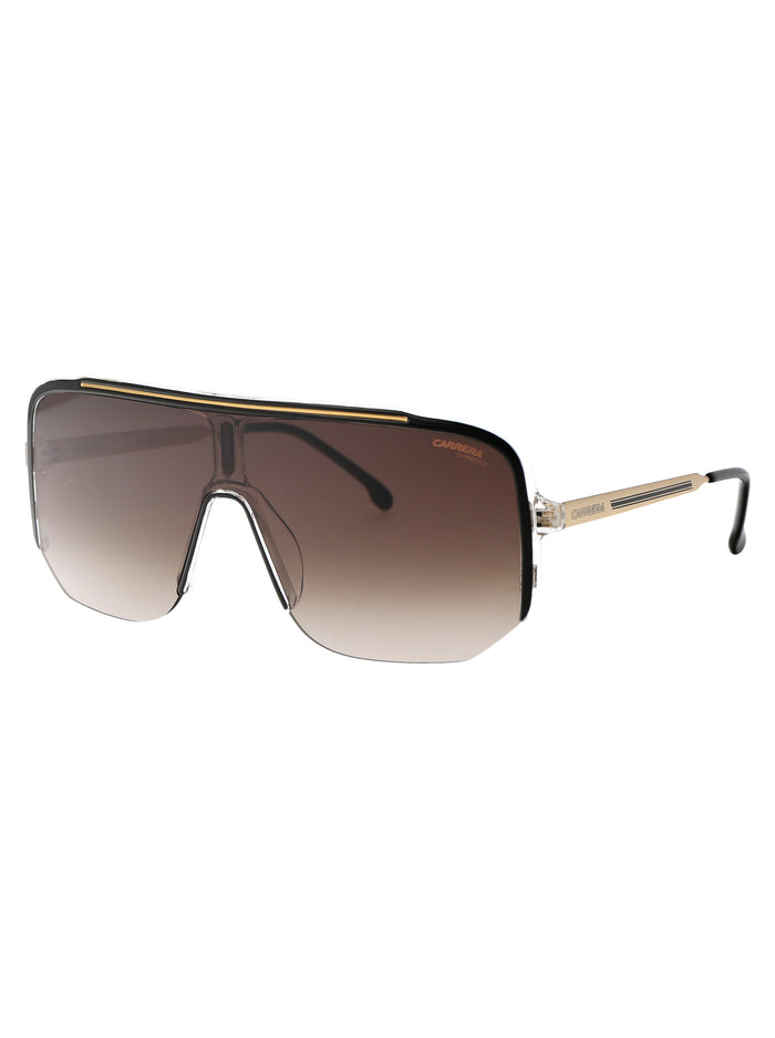 Black Gold Polyamide Inj-gril. Sunglasses