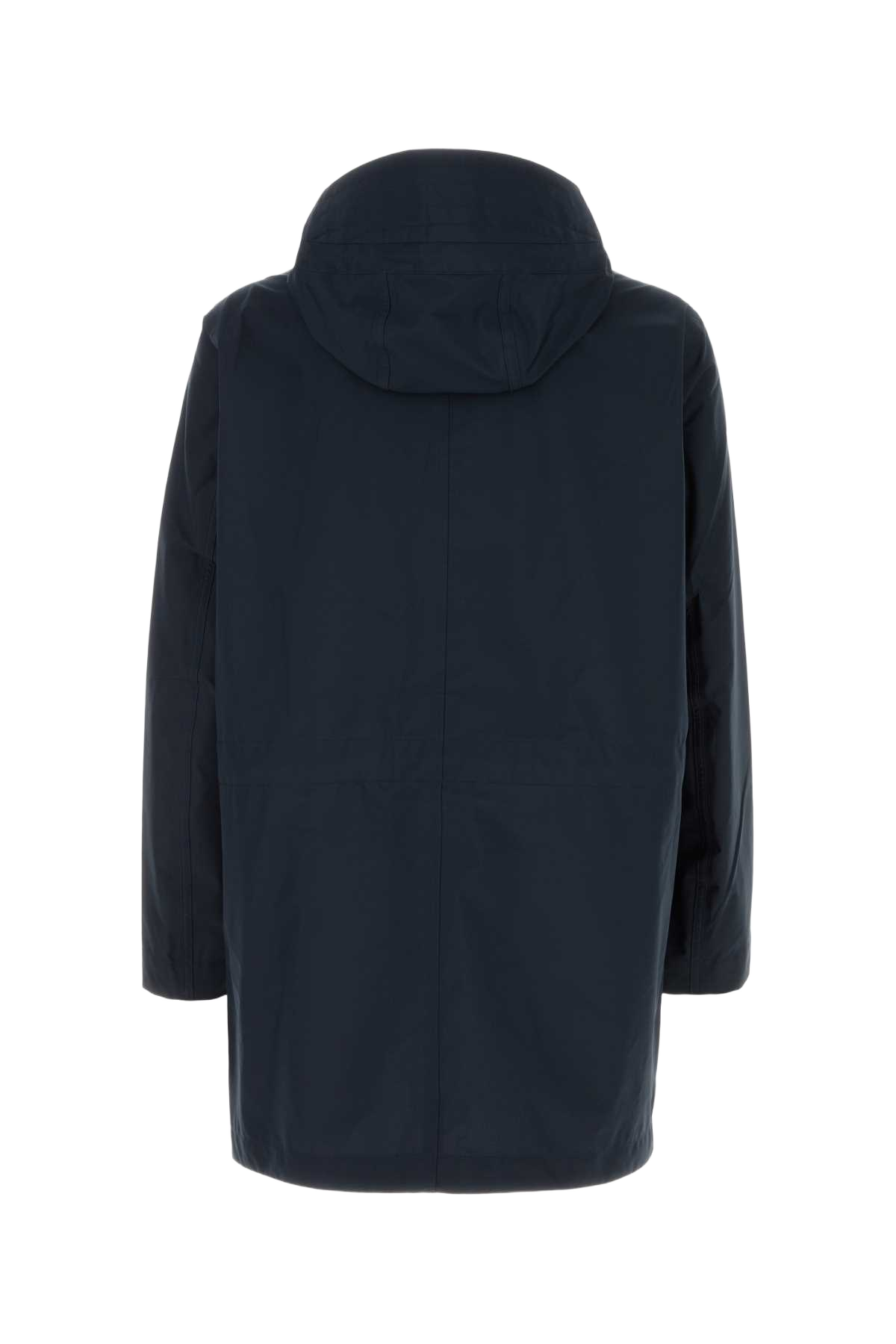 Dark Blue Polyester A-Pilloz Windbreaker Exterior: Giubbini