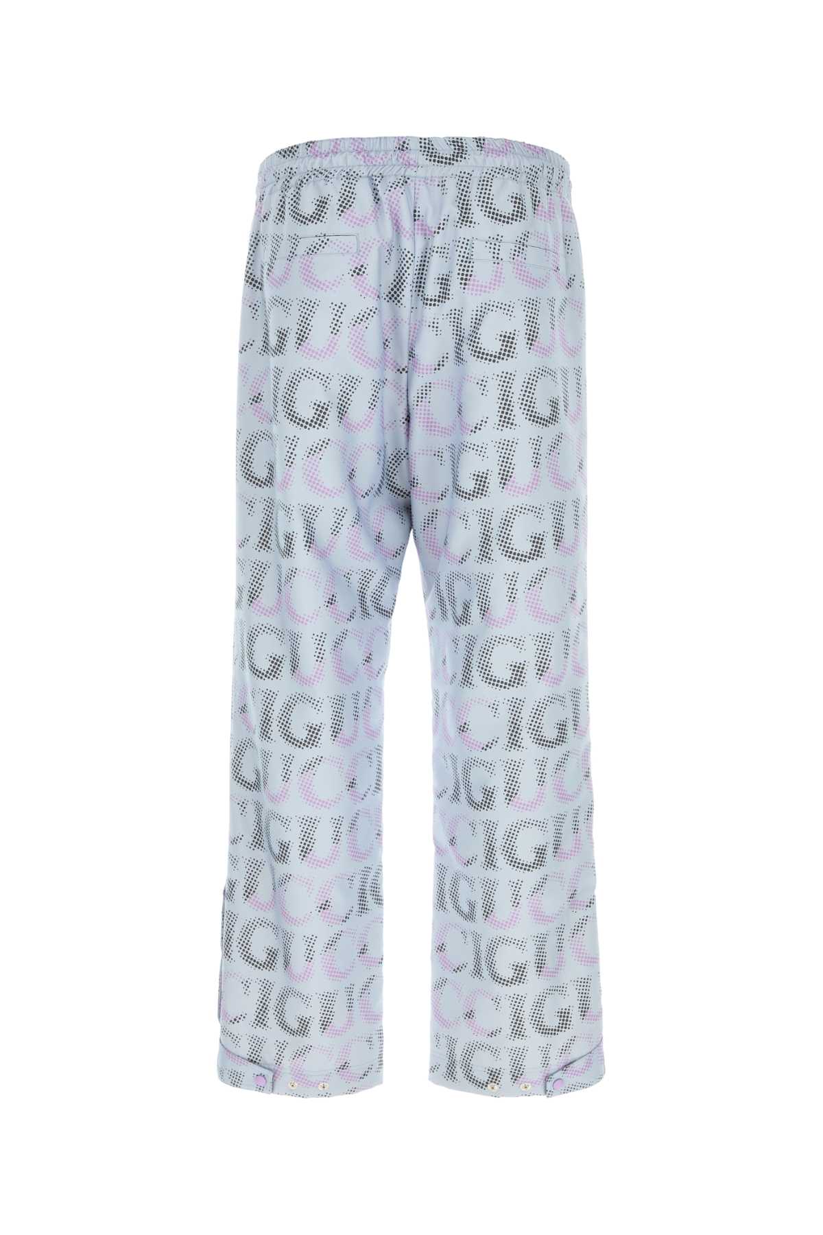 Printed Polyester Pant Cloudlilacmc Pantaloni