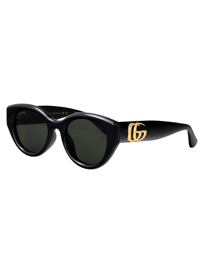 Gg1976sk Black-black-grey Injected Sunglasses