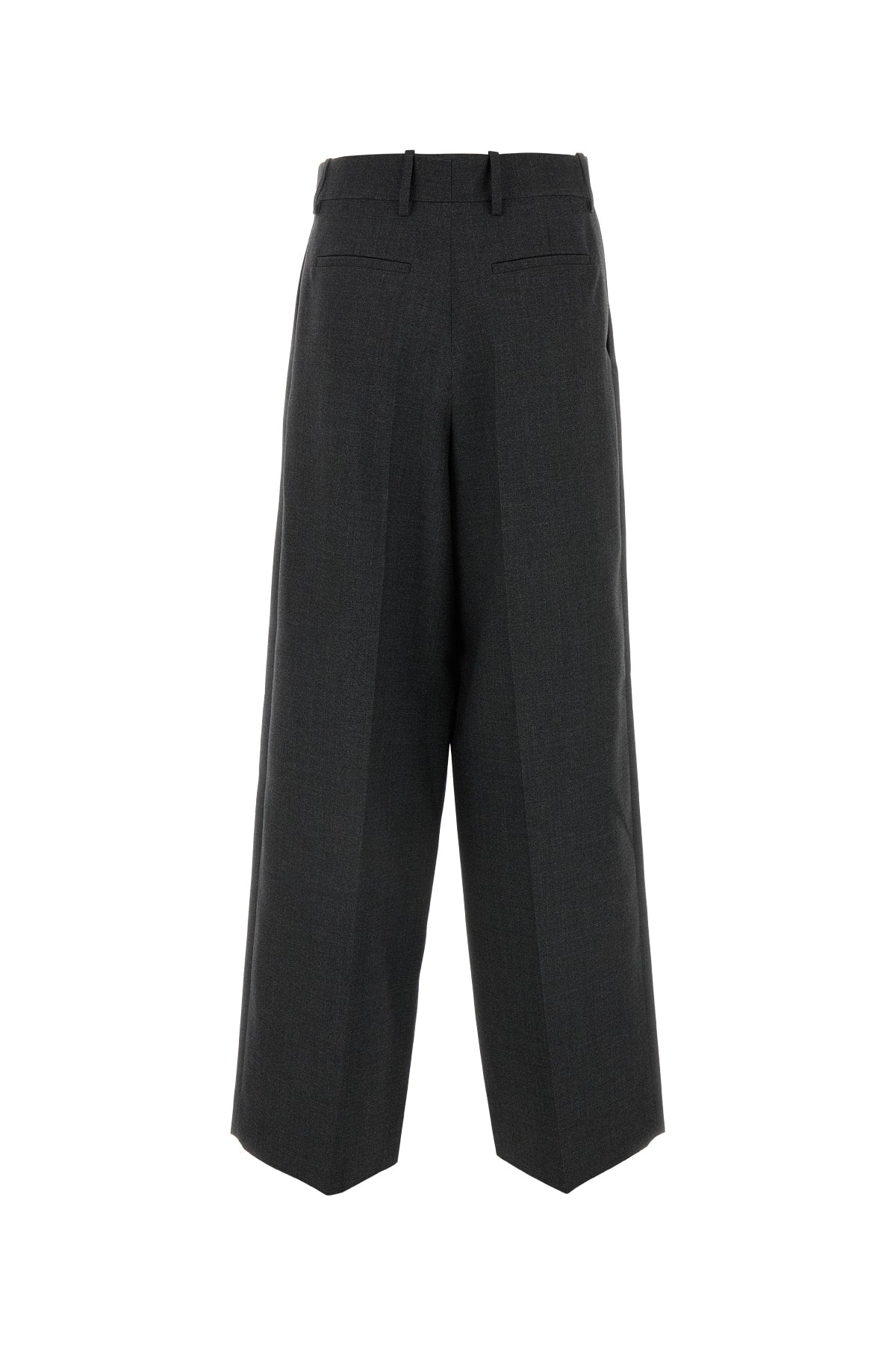 Bw514v14fu 067 Greymix Virgin Wool Cotton Pantaloni