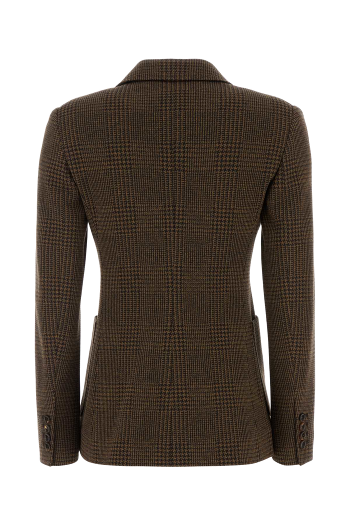 Embroidered Cotton Blend Zulma Blazer Testa Moro Giacche E Gilet