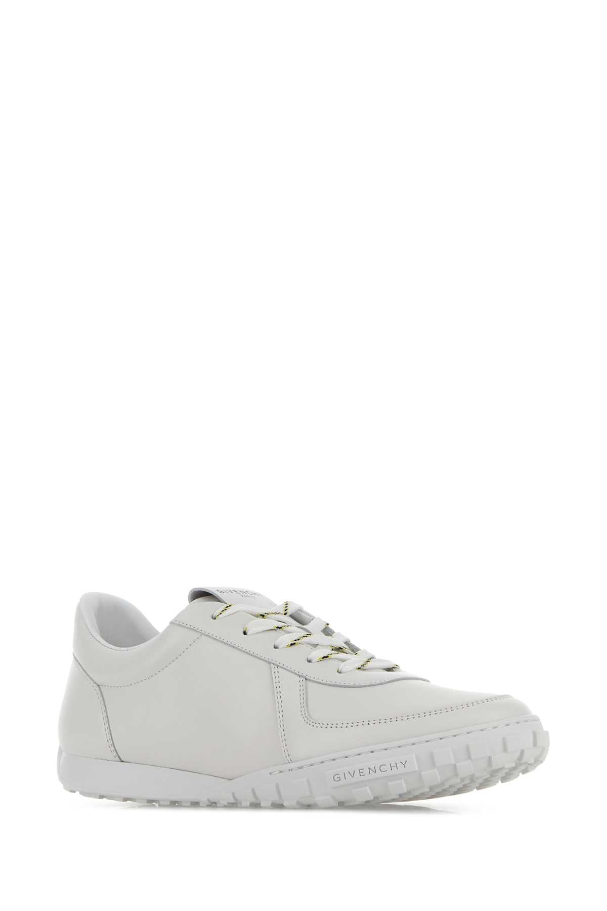 White Leather Glide Sneakers