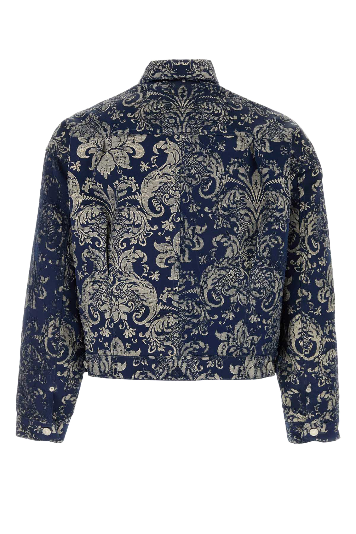 Embroidered Jacquard Junya Watanabe X Levi S Jacket Navybeige Giacche E Gilet