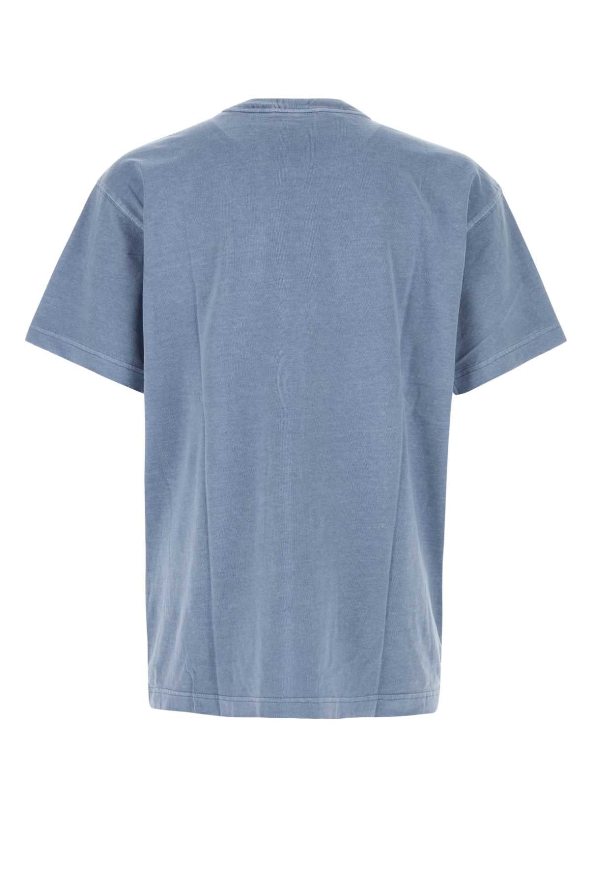 Gentlebluegarmentdyed Exterior: Cotton T-shirt