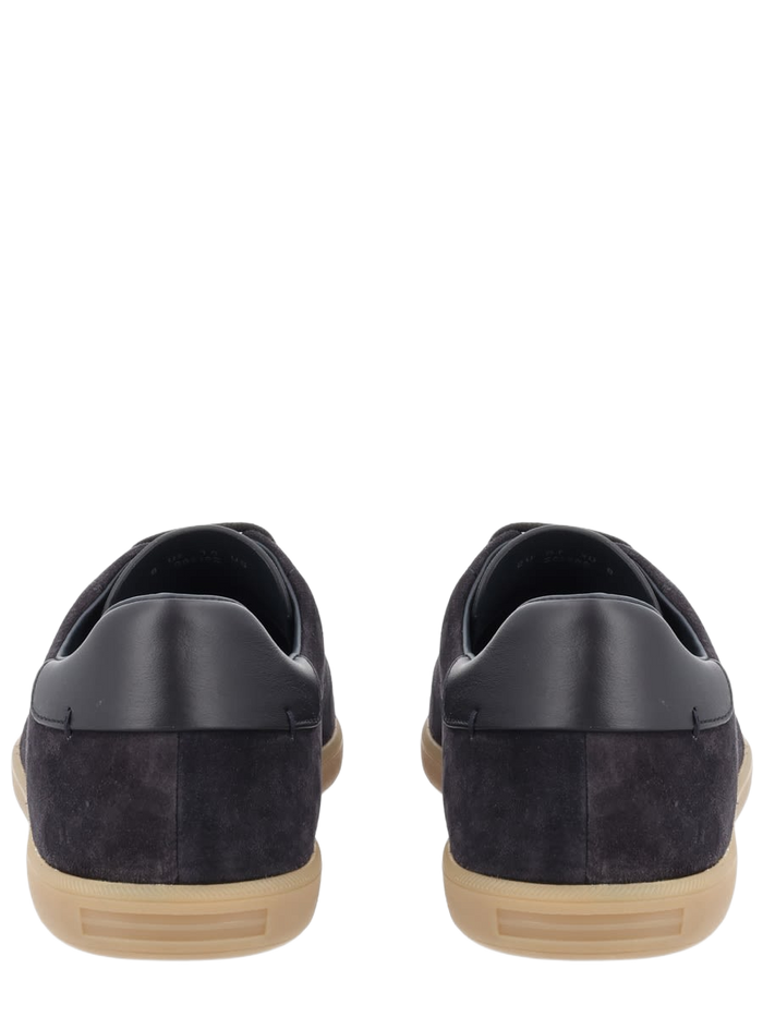 Sneaker 232 Black Calf Leather