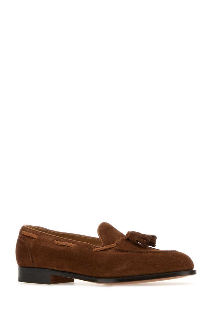 Brown Suede Belgravia Loafers Snuffsuede Mocassini