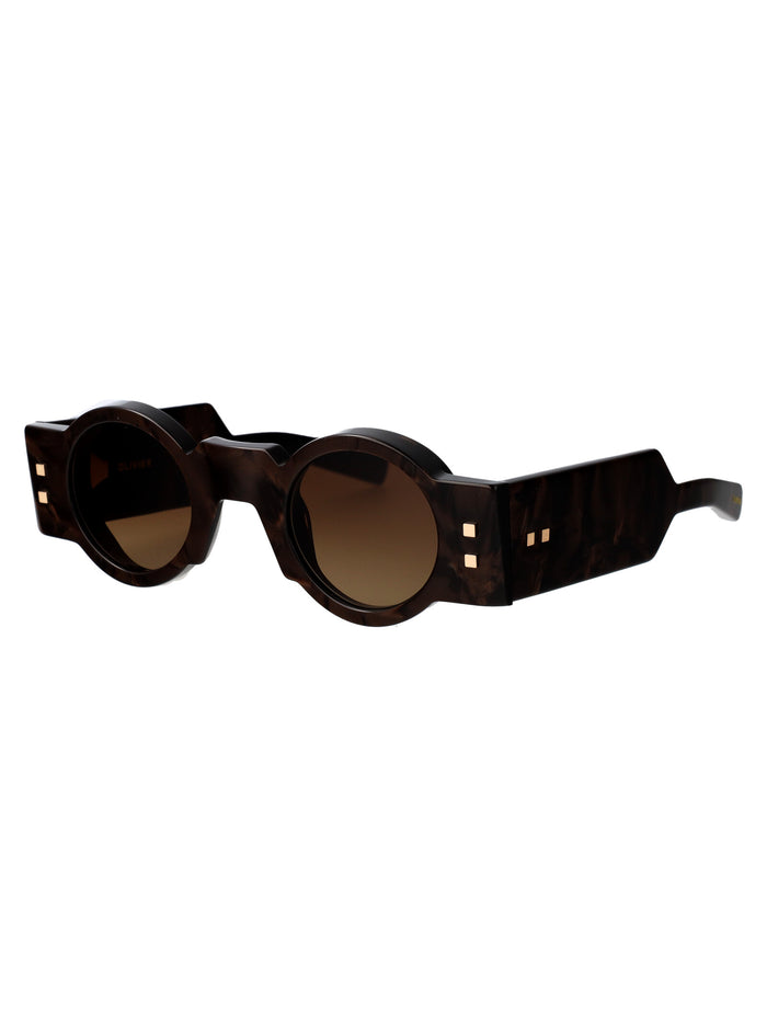 Olivier Brn - Gld Acetate Sunglasses