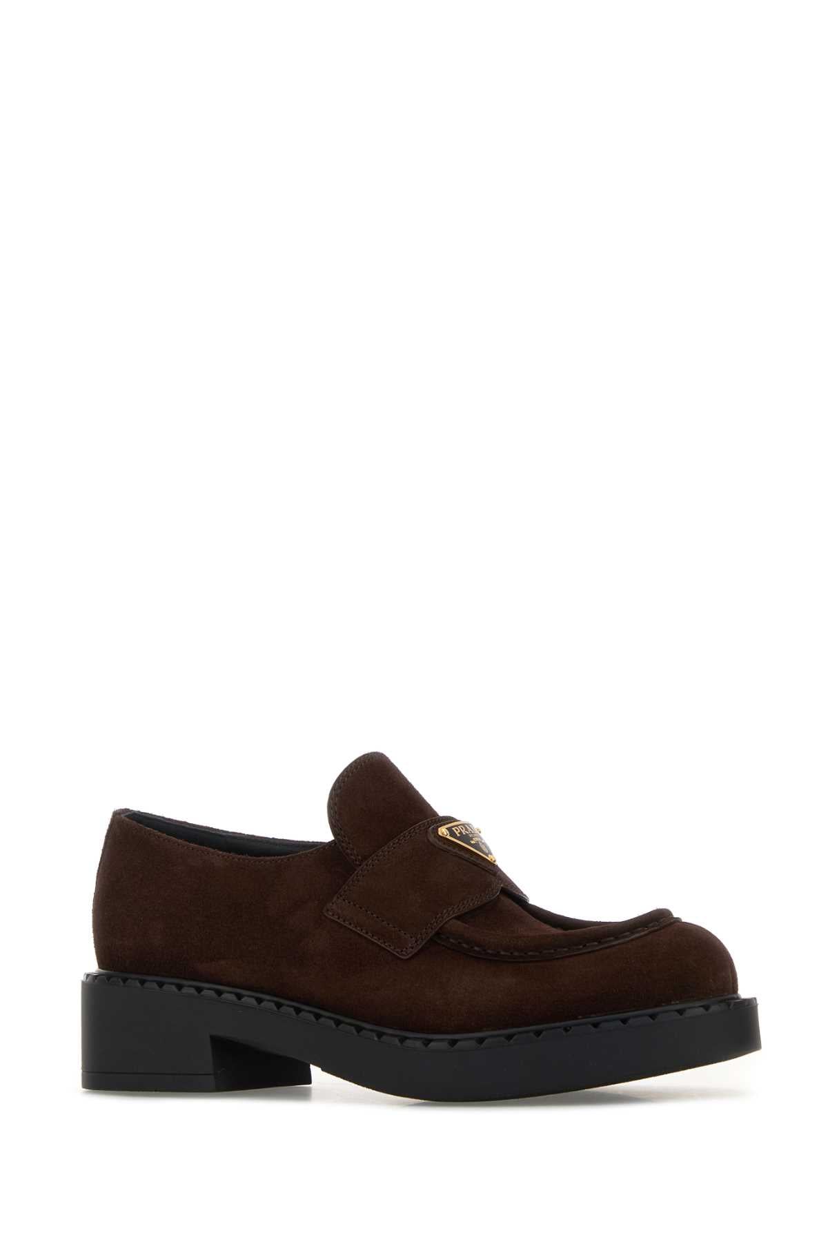 Chocolate Suede Loafers Moro Vitello Mocassini