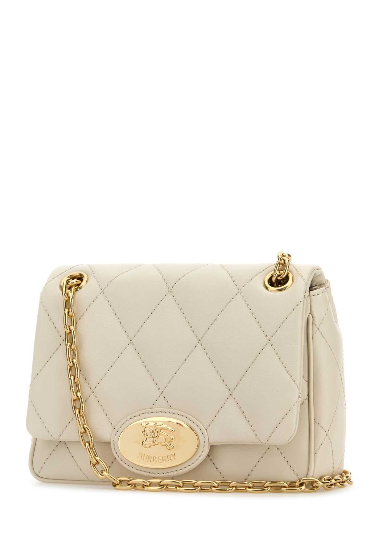 Ivory Leather Small Strand Shoulder Bag Soap Borse A Tracolla