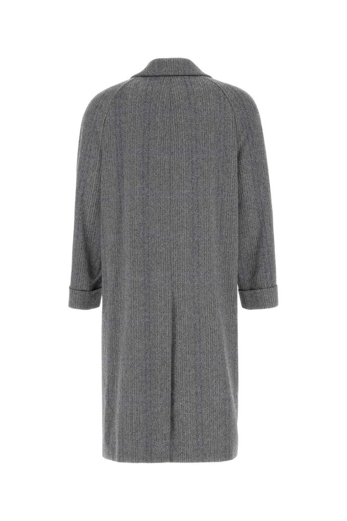 Embroidered Wool Blend Coat 1960 Cappotti