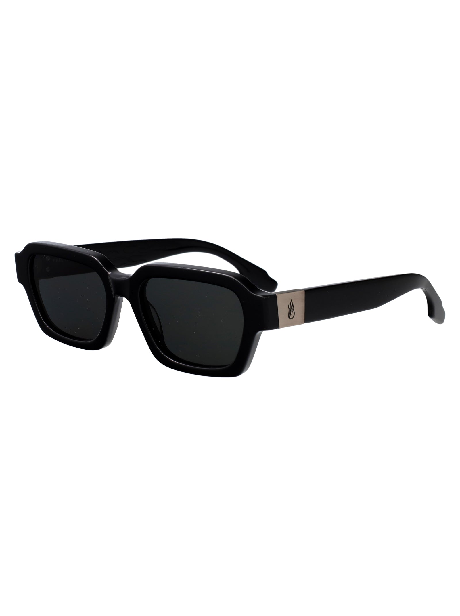 Vs0002sun 004 004-bs/grey Black Grey Acetate Sunglasses