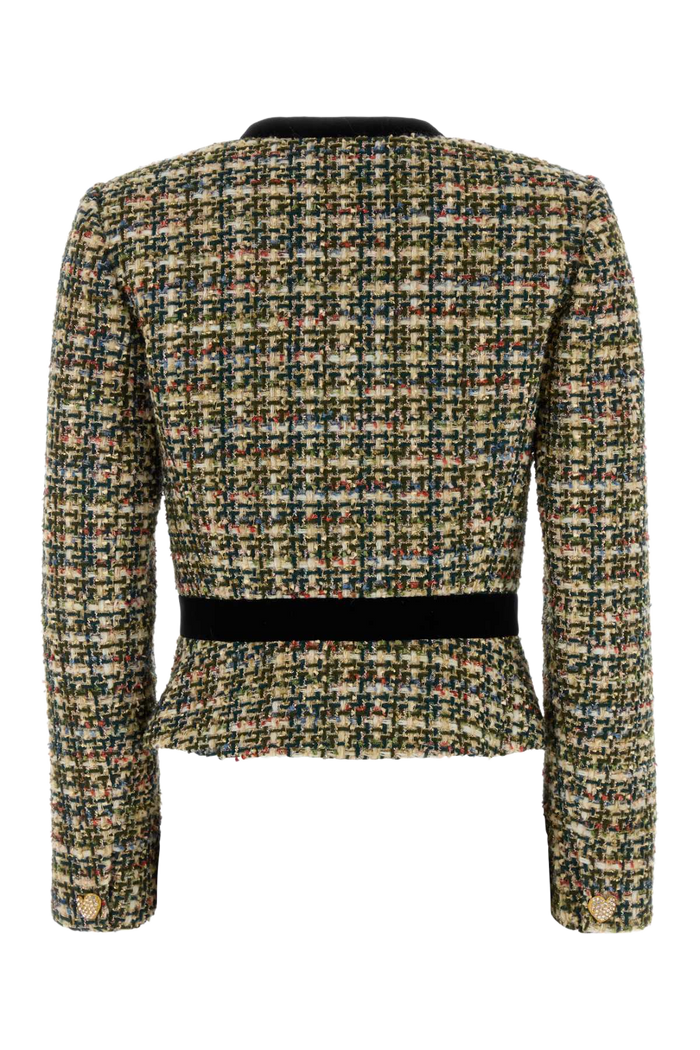 Multicolor Tweed Blazer Multicolor. Giacche E Gilet