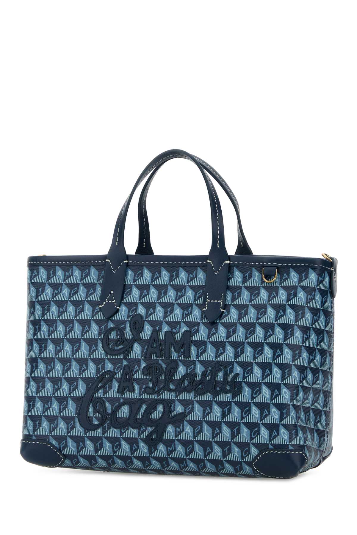 Printed Canvas Xs I Am A Plastic Bag Handbag Darkpetrol Borse Mano
