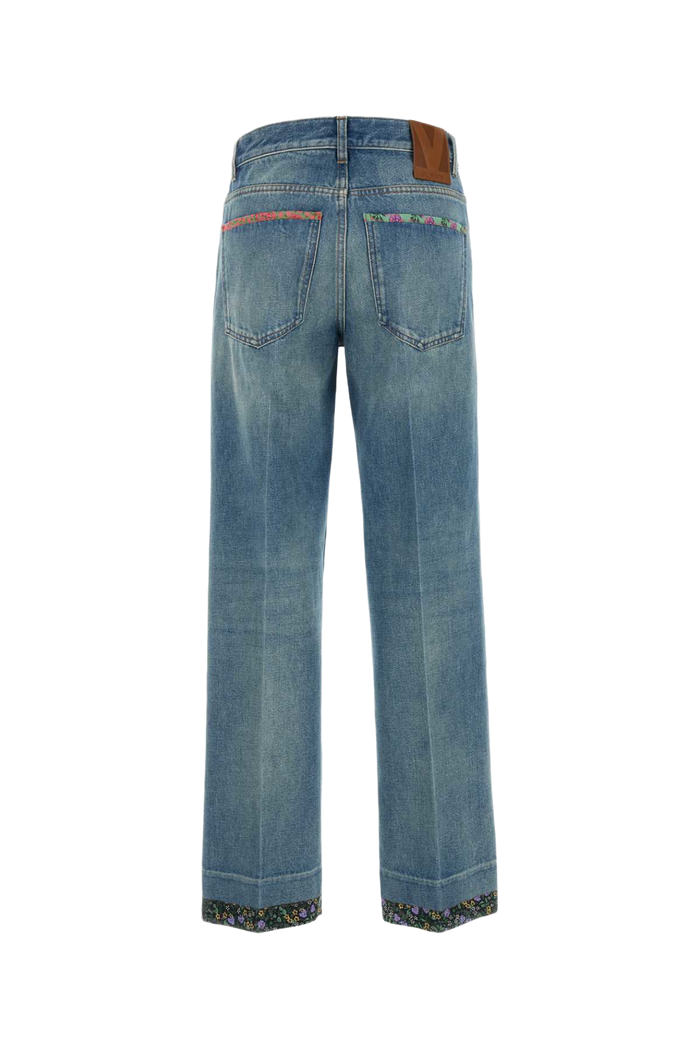Denim Jeans Mediumbluedenim Exterior: Cotton