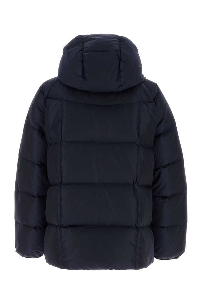 Navy Blue Nylon Down Jacket Navyblue Piumini