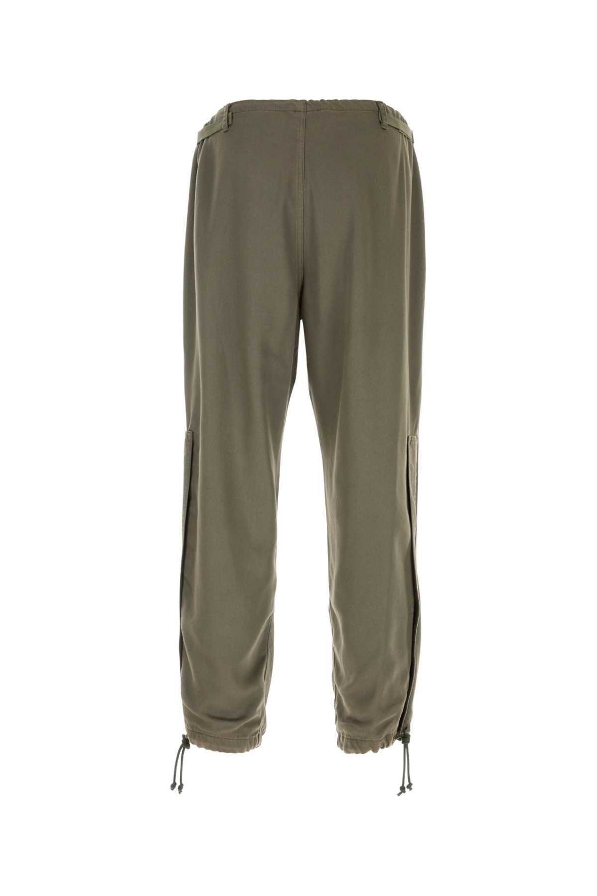 Army Green Lyocell Cargo Pant Md32_03 Military Pantaloni