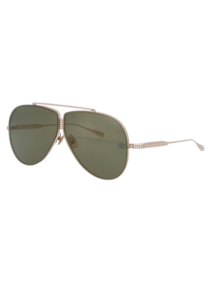 Xvi White Gold W/ G-15 Flash Mirror Titanium Sunglasses