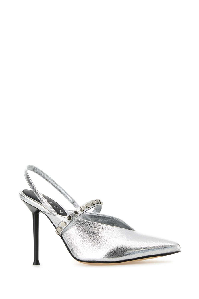 Silver Leather Revel Pumps Silversilver Scarpe Con Tacco