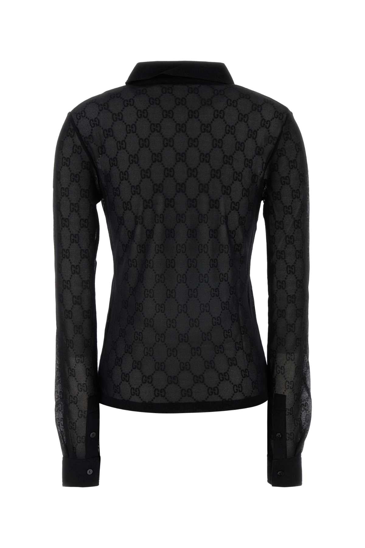 Black Gg Jersey Shirt Blackblackblack Camicie