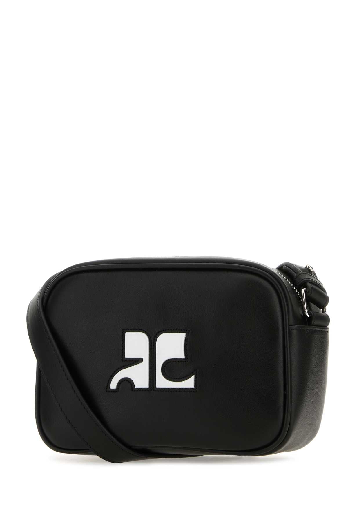 Black Leather Rã©ã©dition Shoulder Bag Borse A Tracolla