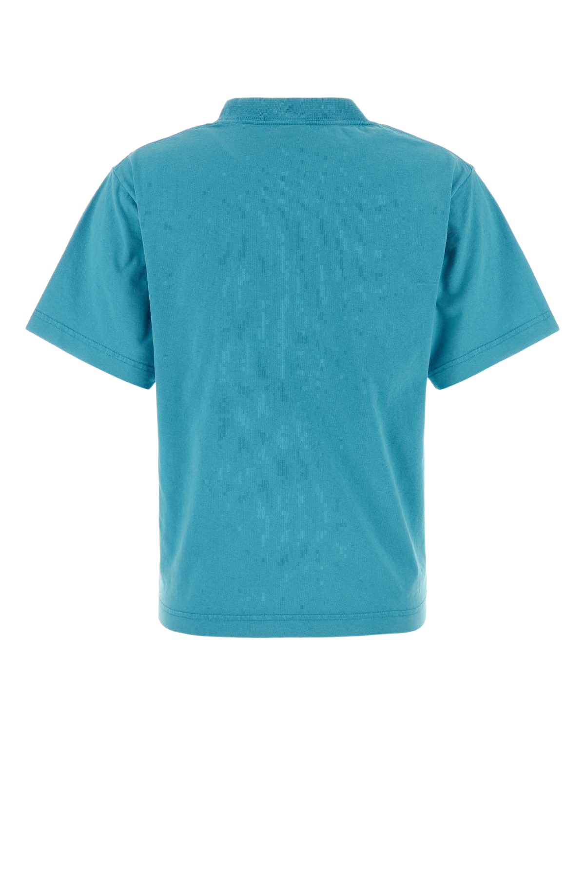 Turquoise Cotton T-Shirt Azure/navy