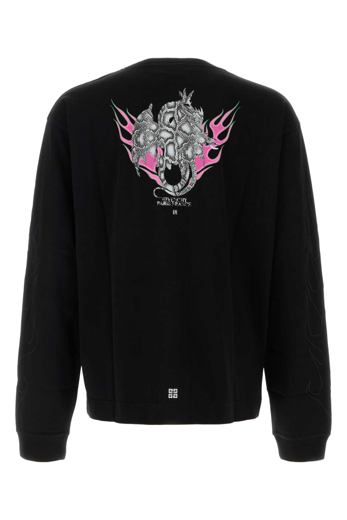 Black Cotton T-Shirt Exterior