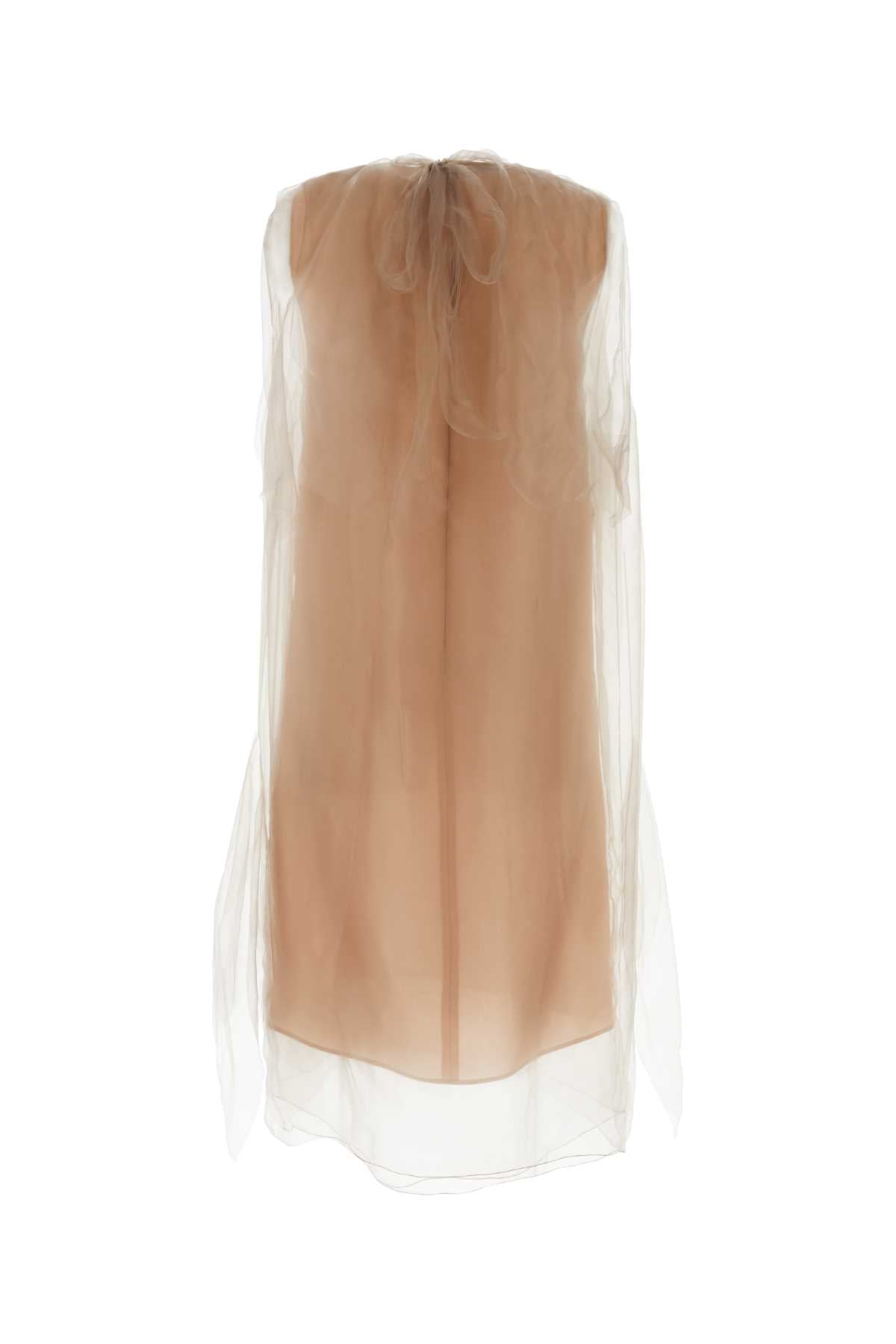 Powder Pink Voile Dress Phard Se-pl-trochus Niloticus Abiti