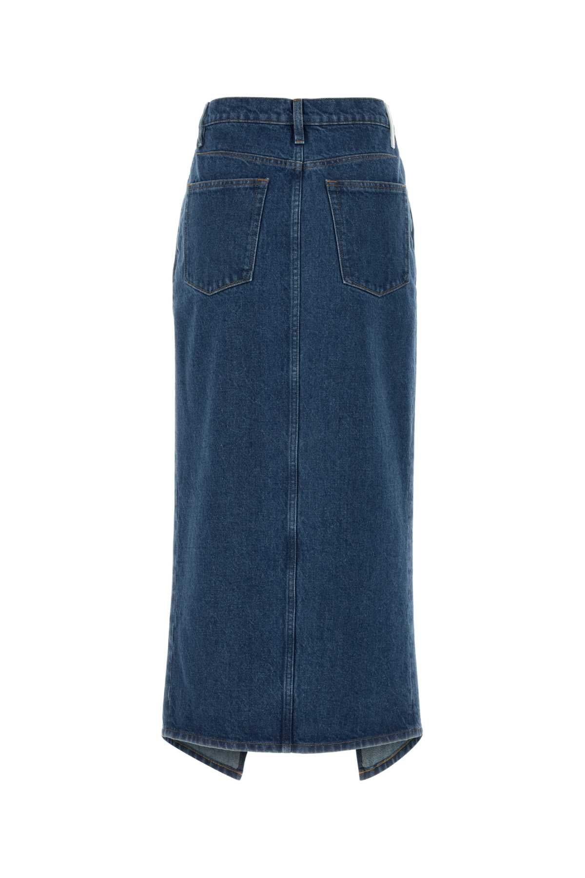 Denim Skirt Medium Exterior: Cotton Gonne