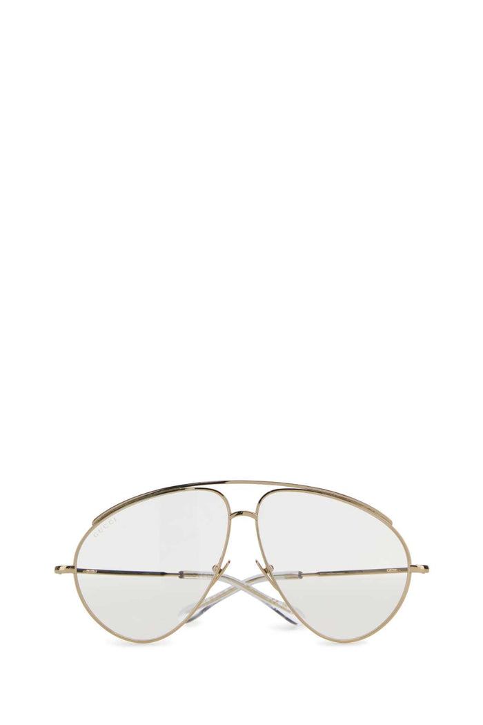 Gold Metal Glasses Goldgoldtraschain Occhiali Da Sole