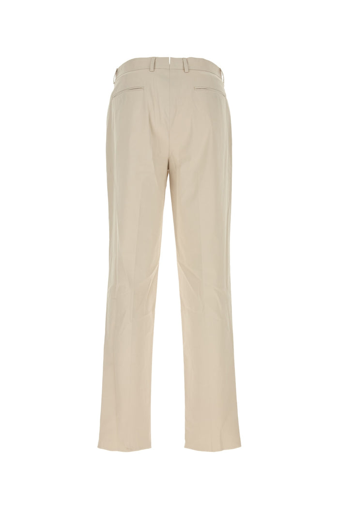 Long Formal Trouser Naturalwhitesolid Pantaloni