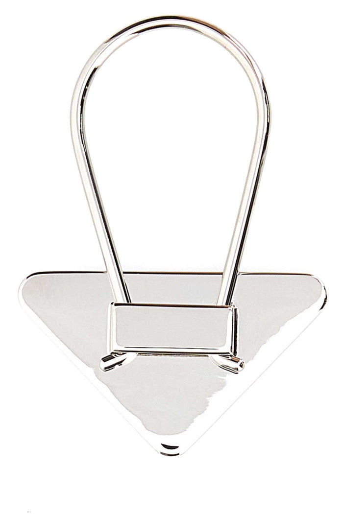 Black Metal Key Ring Nero Portachiavi