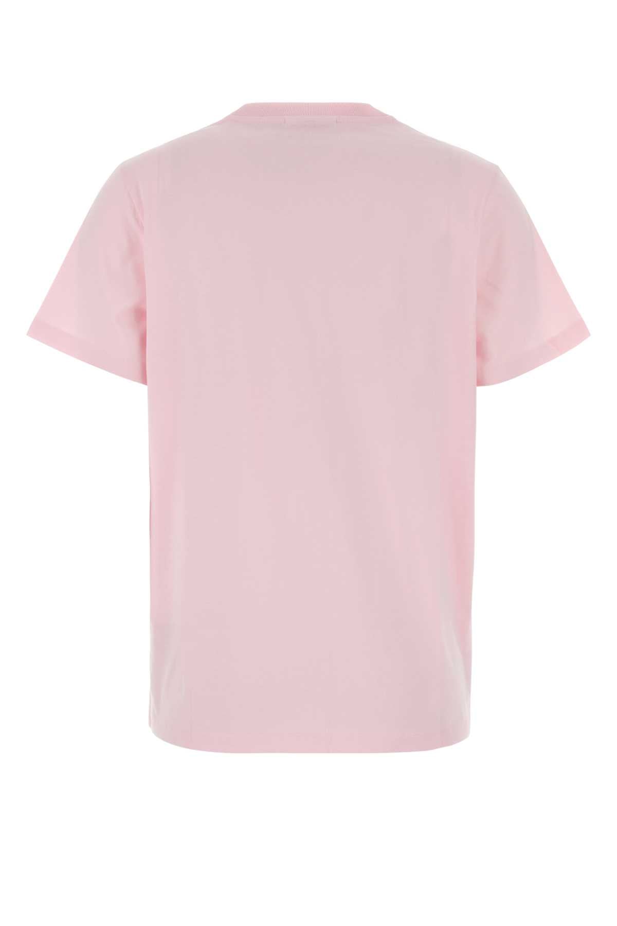 Pink Cotton T-Shirt Chalkpink Exterior: Organic