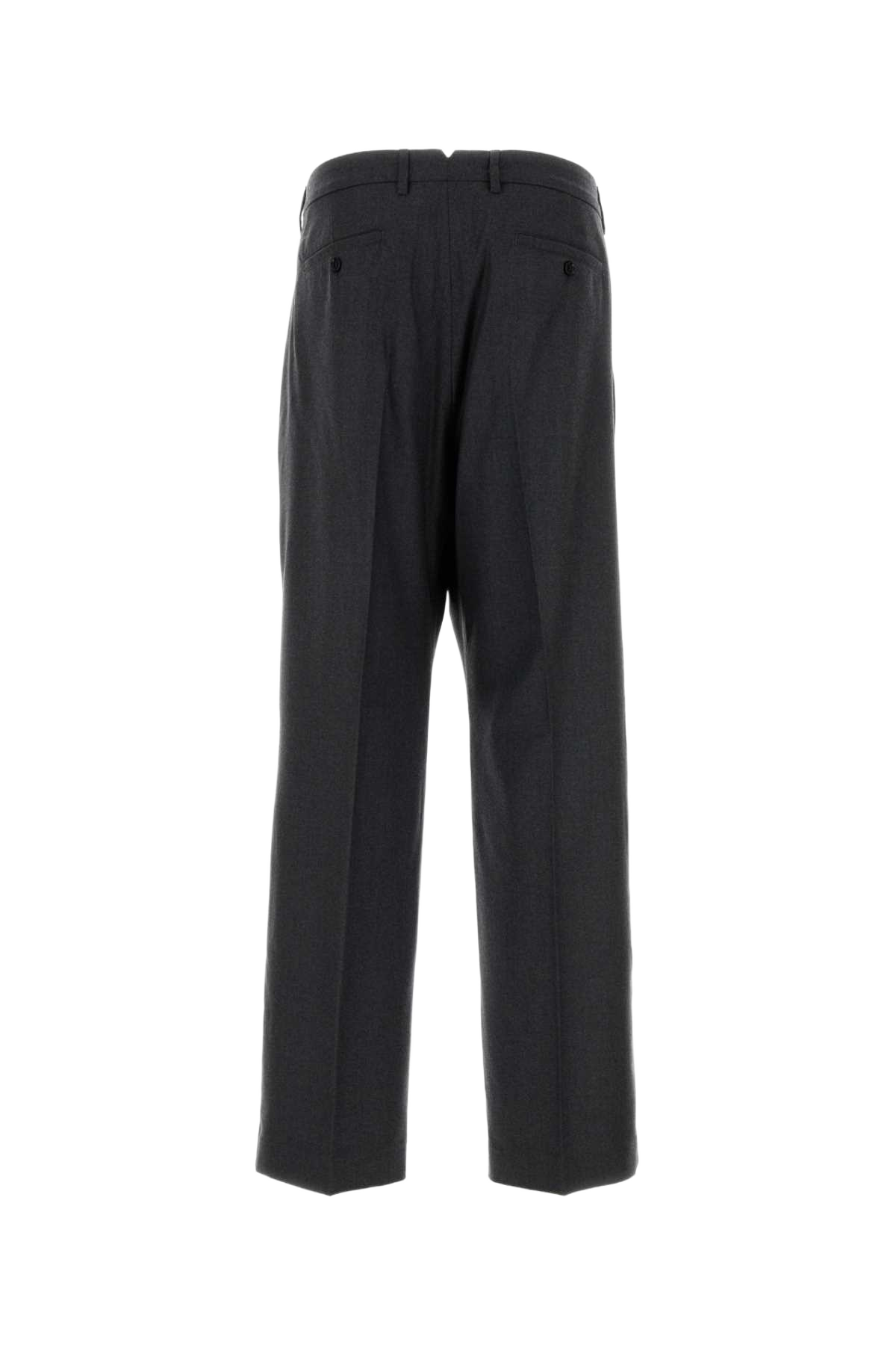 Dark Grey Wool Pant Anthracite Exterior: Virgin Pantaloni