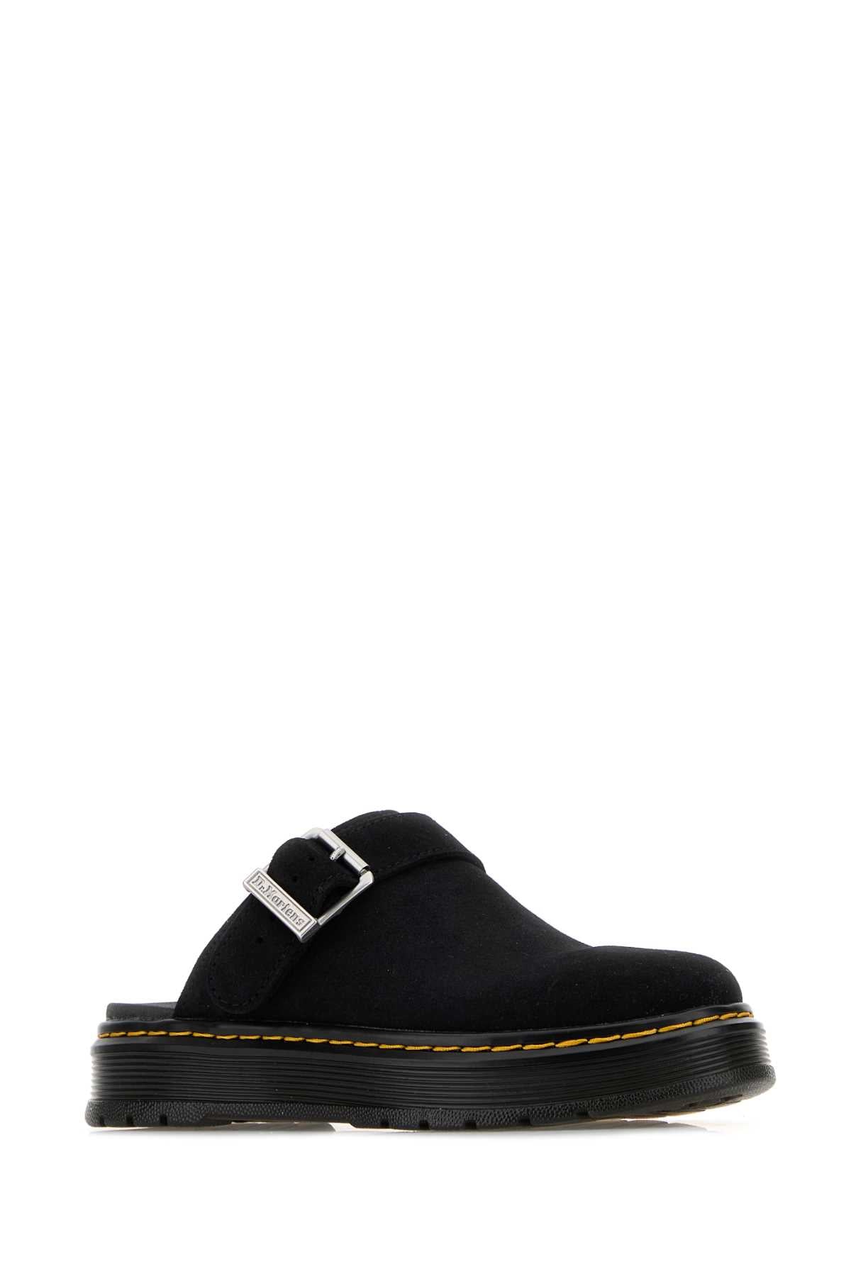 Black Suede Brookline Slippers Blackbronxsuede