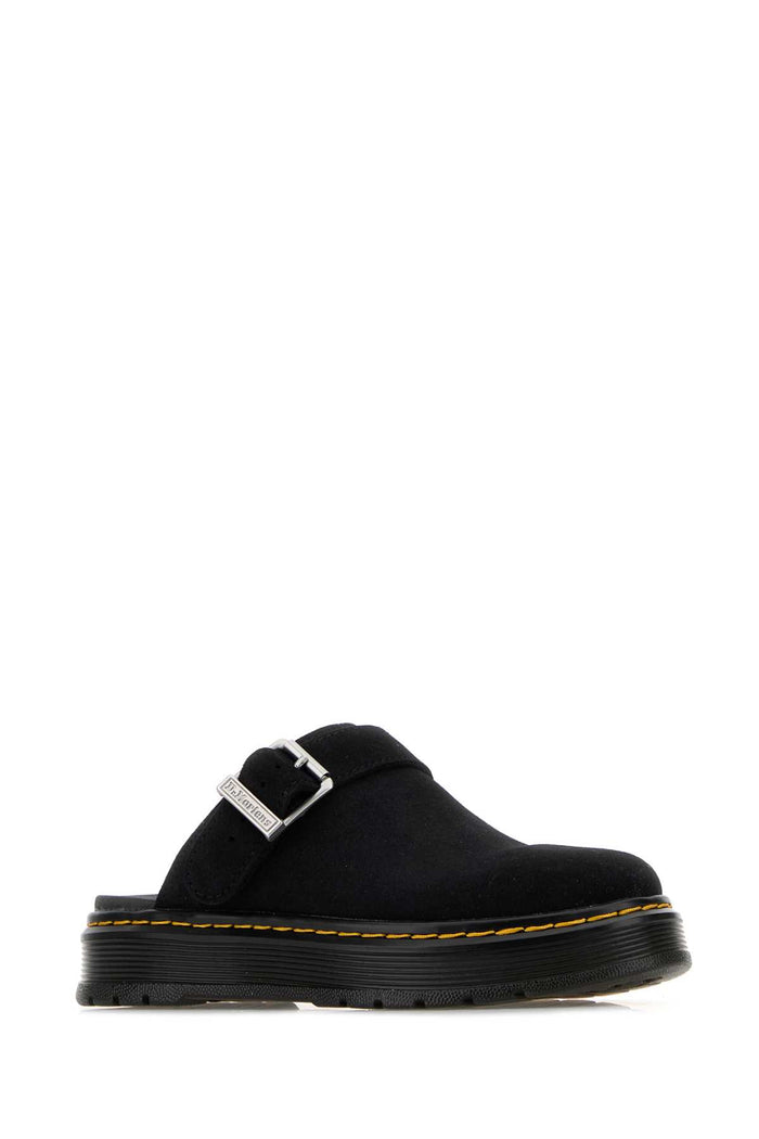 Black Suede Brookline Slippers Blackbronxsuede