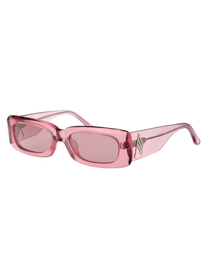 Mini Marfa Powderpink/silver/pink Acetate Sunglasses